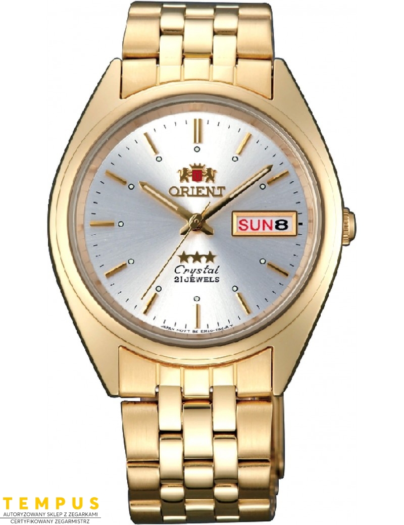Zegarek klasyczny, elegancki męski, unisex Orient FAB0000FW9 Three Stars Crystal - Zegarki ORIENT Zegarek klasyczny, elegancki męski, unisex Orient FAB0000FW9 Three Stars Crystal - Zegarki ORIENT