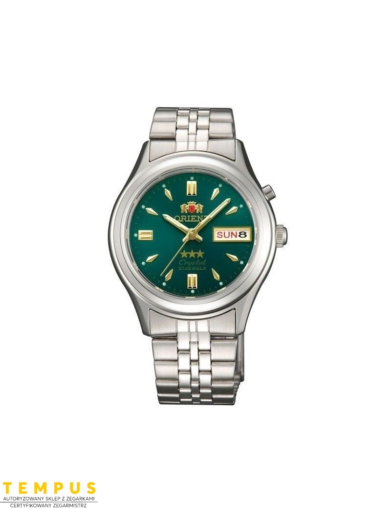 Zegarek klasyczny męski, unisex Orient FEM0301WF9 Three Stars Crystal - Zegarki ORIENT Zegarek klasyczny męski, unisex Orient FEM0301WF9 Three Stars Crystal - Zegarki ORIENT