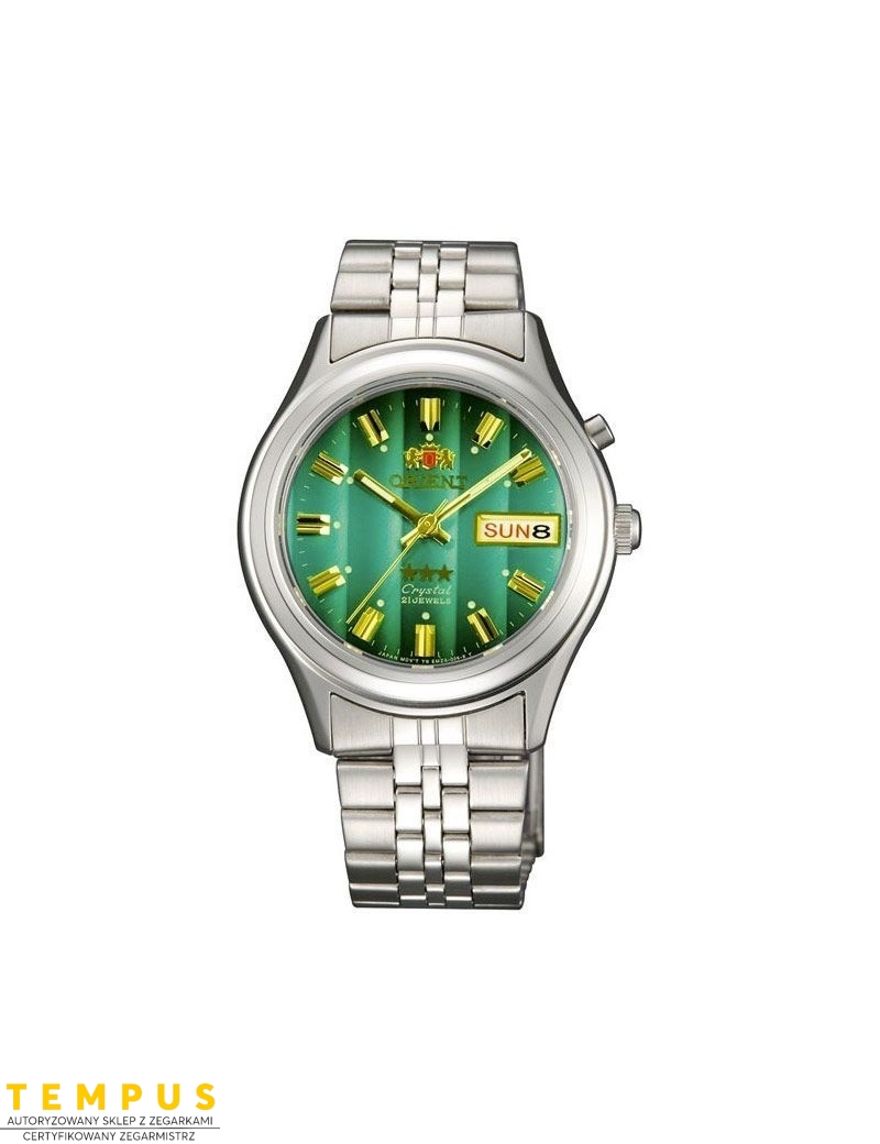 Zegarek klasyczny męski, unisex Orient FEM0301YF9 Three Stars Crystal - Zegarki ORIENT Zegarek klasyczny męski, unisex Orient FEM0301YF9 Three Stars Crystal - Zegarki ORIENT