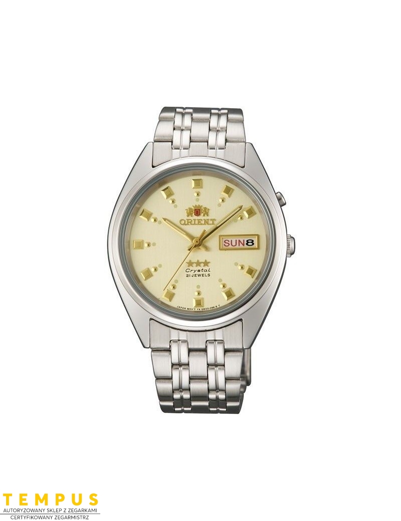 Zegarek klasyczny męski, unisex Orient FEM0401NC9 Three Stars Crystal - Zegarki ORIENT Zegarek klasyczny męski, unisex Orient FEM0401NC9 Three Stars Crystal - Zegarki ORIENT