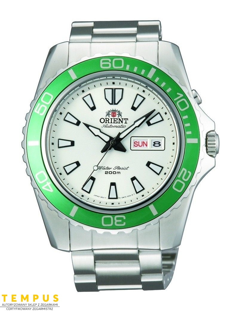 Zegarek sportowy męski Orient FEM75006W9 Mako Automatic Diver XL - Zegarki ORIENT Zegarek sportowy męski Orient FEM75006W9 Mako Automatic Diver XL - Zegarki ORIENT