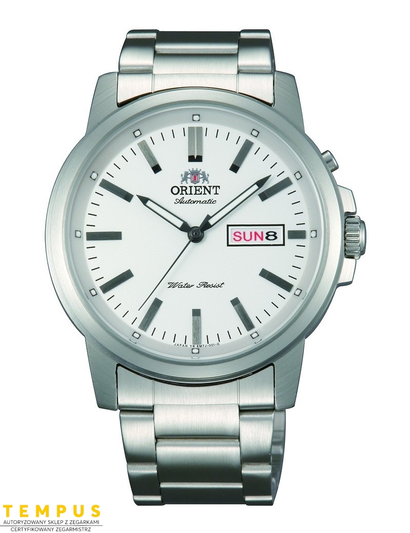 Zegarek klasyczny męski Orient FEM7J005W9 Gent Automatic Classic Day Date - Zegarki ORIENT