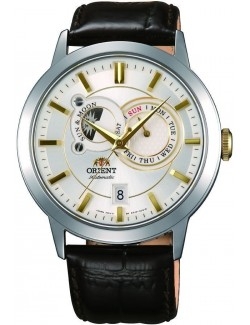 Zegarek klasyczny męski Orient FET0P004W0 Sun & Moon Automatic - Zegarki ORIENT