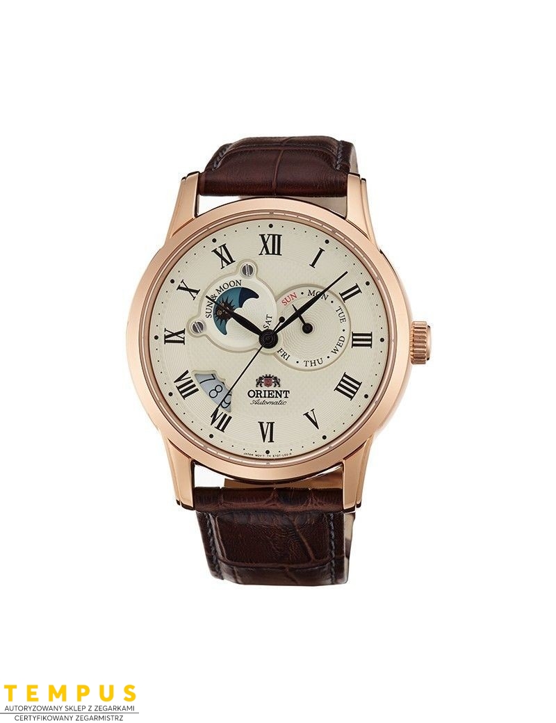 Zegarek męski Orient FET0T001W0 Sun and Moon Automatic - Zegarki ORIENT Zegarek męski Orient FET0T001W0 Sun and Moon Automatic - Zegarki ORIENT
