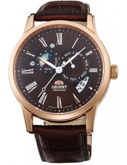 Zegarek męski Orient FET0T003T0 Sun and Moon Automatic - Zegarki ORIENT