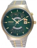 Zegarek klasyczny męski Orient FEU00000FH Perpetual Calendar World Time Automatic - Zegarki ORIENT