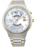 Zegarek klasyczny męski Orient FEU00000WW Perpetual Calendar World Time Automatic - Zegarki ORIENT