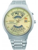 Zegarek klasyczny męski Orient FEU00002CW Perpetual Calendar World Time Automatic - Zegarki ORIENT