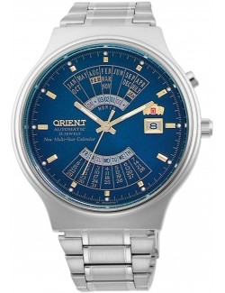 Zegarek klasyczny męski Orient FEU00002DW Perpetual Calendar World Time Automatic - Zegarki ORIENT