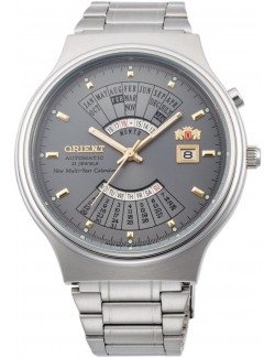 Zegarek klasyczny męski Orient FEU00002KW Perpetual Calendar World Time Automatic - Zegarki ORIENT