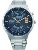 Zegarek klasyczny męski Orient FEU00002TW Perpetual Calendar World Time Automatic - Zegarki ORIENT