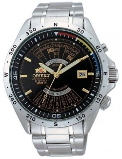 Orient FEU03002BW Perpetual Calendar World Time Automatic