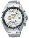 Zegarek klasyczny męski Orient FEU03002WW Perpetual Calendar World Time Automatic - Zegarki ORIENT
