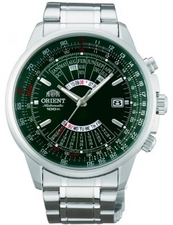 Zegarek klasyczny męski Orient FEU07007FX Perpetual Calendar World Time Automatic - Zegarki ORIENT
