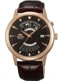 Zegarek klasyczny męski Orient FEU0A001TH Perpetual Calendar World Time Automatic - Zegarki ORIENT