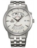 Zegarek klasyczny męski Orient FEU0A003WH Perpetual Calendar World Time Automatic - Zegarki ORIENT