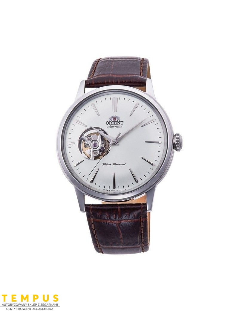 Zegarek klasyczny, elegancki męski Orient Bambino Automatic RA-AG0002S10B Open Heart - Zegarki ORIENT