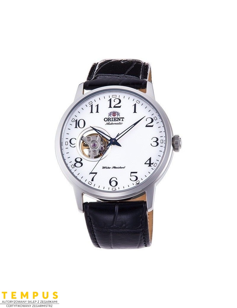 Zegarek klasyczny, elegancki męski Orient Bambino Automatic RA-AG0009S10B Open Heart - Zegarki ORIENT Zegarek klasyczny, elegancki męski Orient Bambino Automatic RA-AG0009S10B Open Heart - Zegarki ORIENT