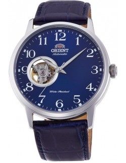 Zegarek klasyczny, elegancki męski Orient Bambino Automatic RA-AG0011L10B Open Heart - Zegarki ORIENT