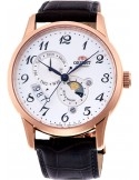 Zegarek elegancki męski Orient RA-AK0001S10B Sun & Moon Automatic - Zegarki ORIENT