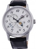 Zegarek elegancki męski Orient RA-AK0003S10B Sun & Moon Automatic - Zegarki ORIENT