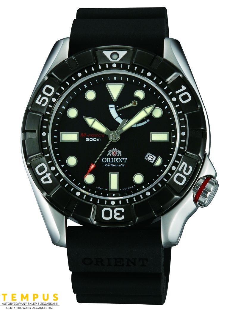 Zegarek sportowy męski Orient SEL03004B0 M-Force 46mm - Zegarki ORIENT Zegarek sportowy męski Orient SEL03004B0 M-Force 46mm - Zegarki ORIENT