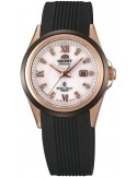 Zegarek klasyczny, casual damski Orient FNR1V002W0 Gem Automatic Crystal Accent - Zegarki ORIENT