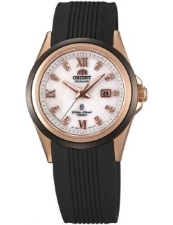Zegarek klasyczny, casual damski Orient FNR1V002W0 Gem Automatic Crystal Accent - Zegarki ORIENT