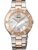 Zegarek klasyczny, elegancki, fashion damski Orient FQC0D002W0 Lady Rose Quartz - Zegarki ORIENT