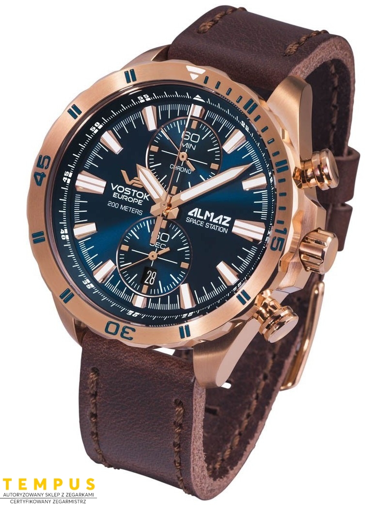 Zegarek sportowy męski VOSTOK EUROPE ALMAZ SPACE STATION 6S11-320B262 - Zegarki VOSTOK EUROPE Zegarek sportowy męski VOSTOK EUROPE ALMAZ SPACE STATION 6S11-320B262 - Zegarki VOSTOK EUROPE