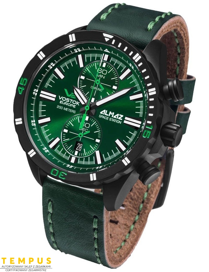 Zegarek sportowy męski Vostok Europe ALMAZ SPACE STATION 6S11-320C261 - Zegarki VOSTOK EUROPE