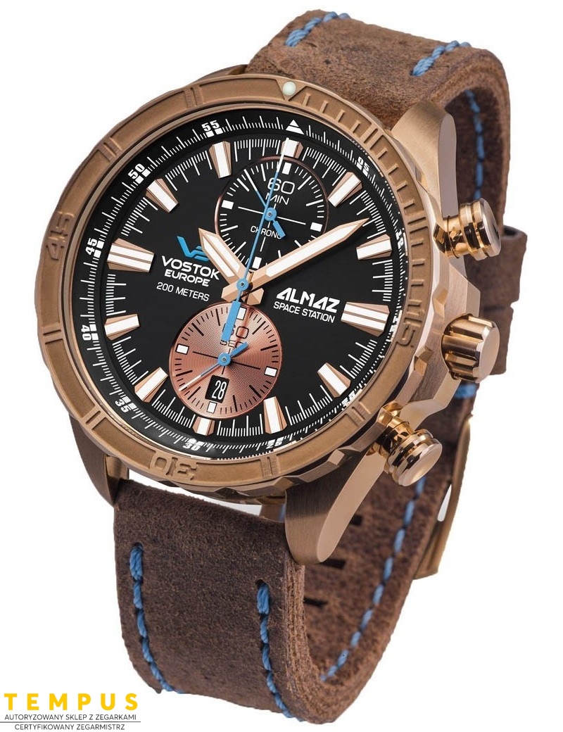 Zegarek sportowy męski Vostok Europe ALMAZ SPACE STATION 6S11-320O266 - Zegarki VOSTOK EUROPE Zegarek sportowy męski Vostok Europe ALMAZ SPACE STATION 6S11-320O266 - Zegarki VOSTOK EUROPE