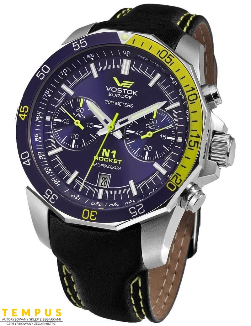 Zegarek sportowy męski Vostok Europe N1 ROCKET 6S21-2255253 - Zegarki VOSTOK EUROPE Zegarek sportowy męski Vostok Europe N1 ROCKET 6S21-2255253 - Zegarki VOSTOK EUROPE
