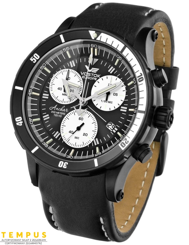 Zegarek sportowy męski Vostok Europe ANCHAR K162 Submarine 6S30-5104184 - Zegarki VOSTOK EUROPE Zegarek sportowy męski Vostok Europe ANCHAR K162 Submarine 6S30-5104184 - Zegarki VOSTOK EUROPE
