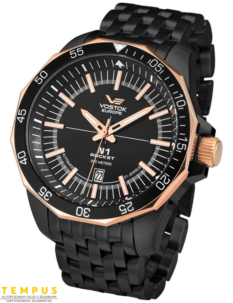 Zegarek sportowy męski Vostok Europe N1 ROCKET NH35A-2253148B - Zegarki VOSTOK EUROPE