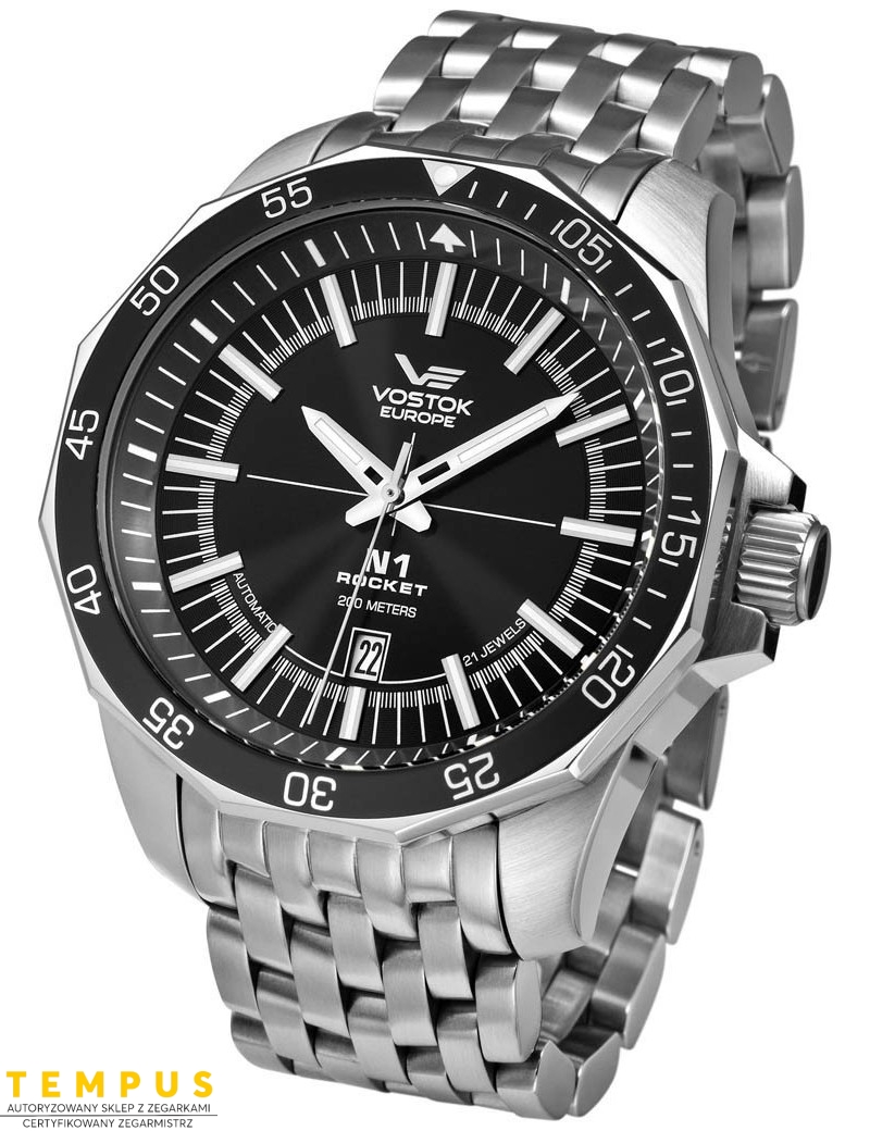 Zegarek sportowy męski Vostok Europe N1 ROCKET NH35A-2255146B - Zegarki VOSTOK EUROPE