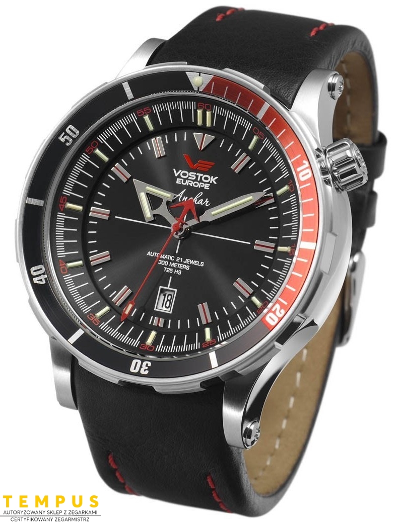 Zegarek sportowy męski Vostok Europe ANCHAR K162 Submarine NH35A-5105141 - Zegarki VOSTOK EUROPE