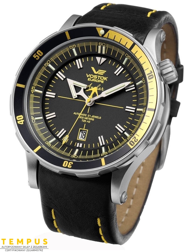 Zegarek sportowy męski Vostok Europe ANCHAR K162 Submarine NH35A-5105143 - Zegarki VOSTOK EUROPE