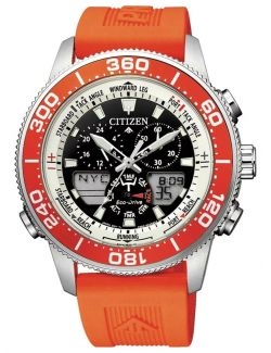 Zegarek sportowy męski Citizen Promaster Marine Yacht JR4061-18E na pasku