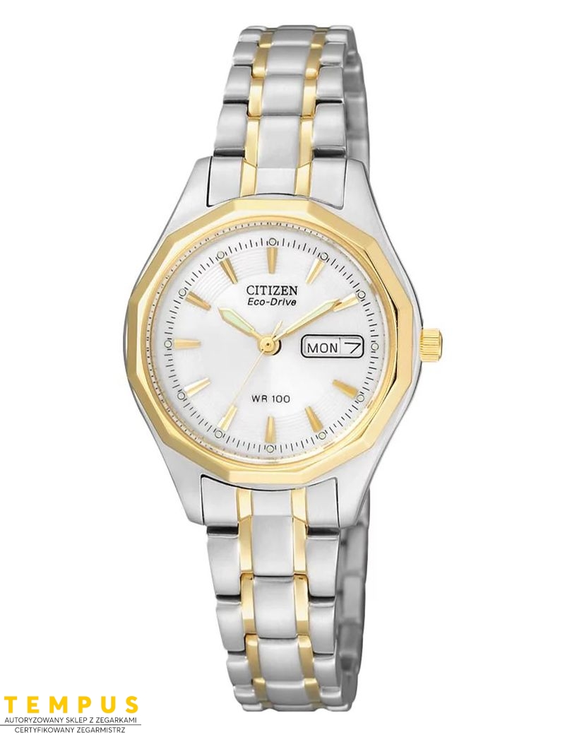 Zegarek klasyczny damski Citizen ELEGANCE EW3144-51AE na bransolecie Zegarek klasyczny damski Citizen ELEGANCE EW3144-51AE na bransolecie