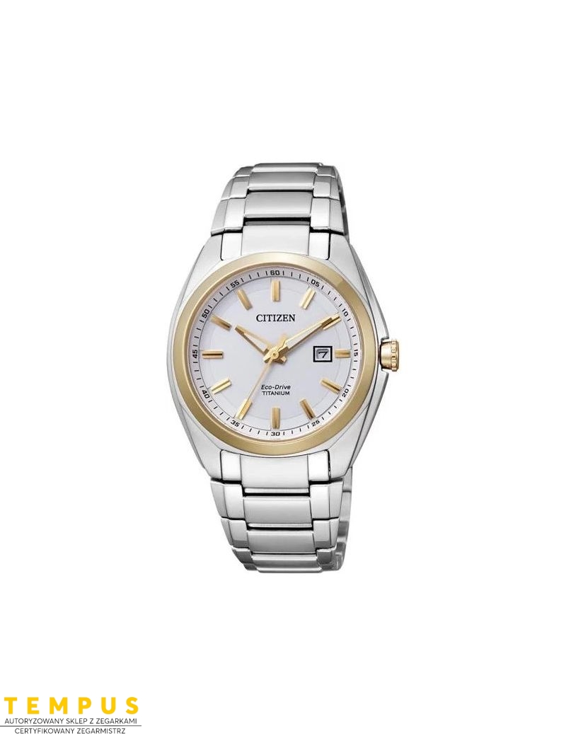 Zegarek klasyczny damski Citizen TITANIUM Lady EW2214-52A na bransolecie Zegarek klasyczny damski Citizen TITANIUM Lady EW2214-52A na bransolecie
