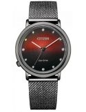 Zegarek klasyczny, elegancki damski Citizen Lady Ambiluna EM1007-47E SET na bransolecie