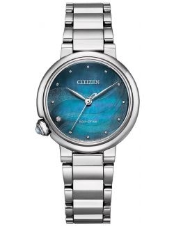 Zegarek klasyczny, elegancki damski Citizen Lady EM0910-80N na bransolecie
