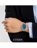 Zegarek klasyczny, elegancki damski Citizen Lady EM0910-80N na bransolecie