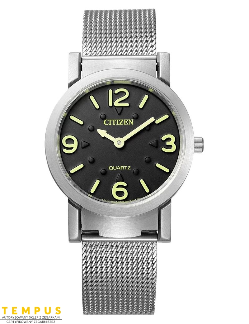 Zegarek klasyczny unisex Citizen AC2200-55E dla osób niewidomych i niedowidzących na bransolecie Zegarek klasyczny unisex Citizen AC2200-55E dla osób niewidomych i niedowidzących na bransolecie