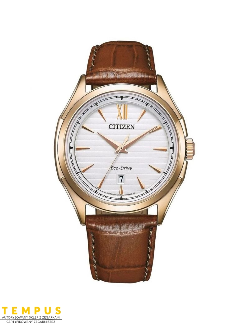 Zegarek klasyczny męski CITIZEN Eco-Drive Classic Elegant AW1753-10A na pasku Zegarek klasyczny męski CITIZEN Eco-Drive Classic Elegant AW1753-10A na pasku