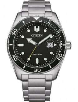 Zegarek sportowy męski CITIZEN Eco-Drive Marine Sporty AW1760-81E na bransolecie