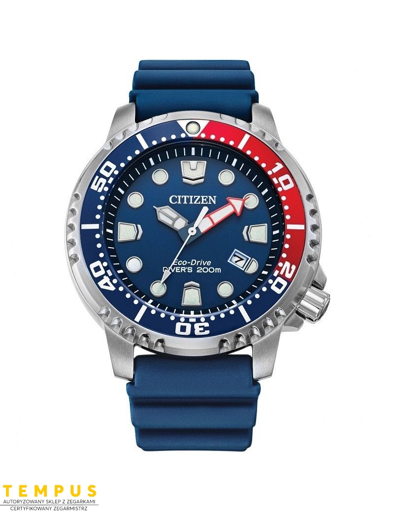 Zegarek sportowy męski Citizen PROMASTER Diver BN0168-06L na pasku Zegarek sportowy męski Citizen PROMASTER Diver BN0168-06L na pasku