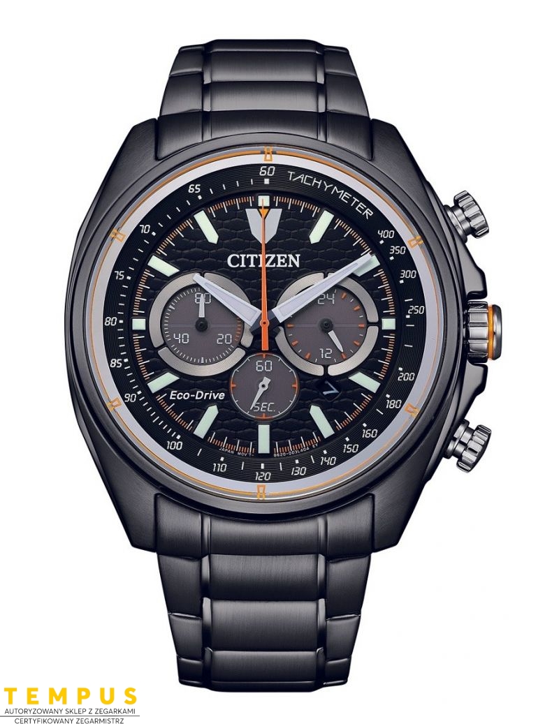 Zegarek sportowy męski Citizen Racer Chronograph CA4567-82H na bransolecie