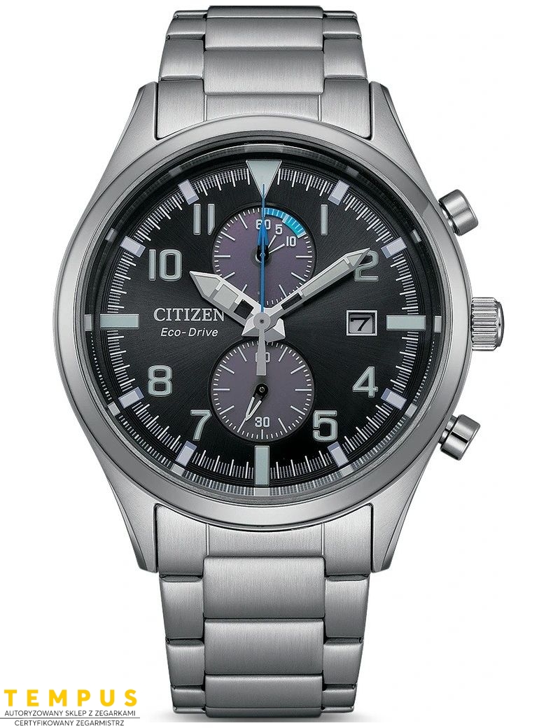 Zegarek casual męski Citizen Mariner Chronograph CA7028-81E na bransolecie